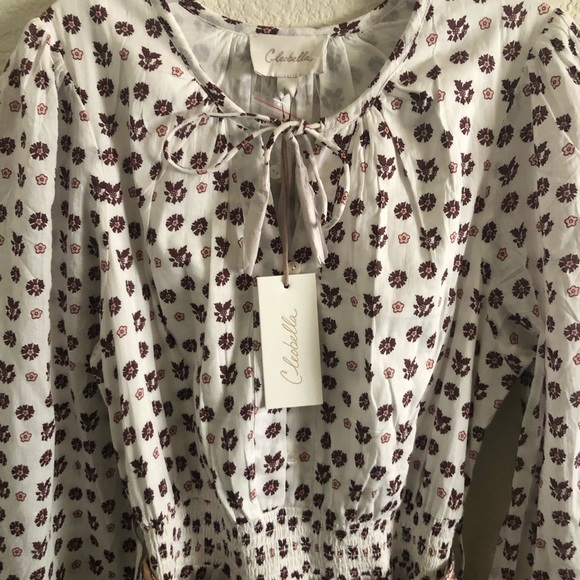 CLEOBELLA Blakely Midi Dress with Belt Tie Bohemian Size Large NWT - Picture 5 of 10